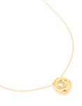 Waterproof Stainless Steel Large Bubble Letter K Cord Necklace