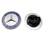 Mercedes-benz Front Hood Emblem 57MM Blue - A2048170616