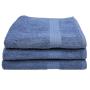 Eqyptian Collection Towel -440GSM -bath Sheet -pack Of 3 -denim
