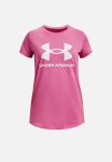 Under Armour Ua G Sportstyle Logo Ss - Pink Edge white