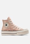Converse Chuck Taylor All Star Lift Platform Glitter - Dusty Cinder egret black - Shinefetti