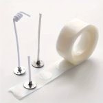100PCS 1ROLL Clear Double-sided Glue Dot Candle Wick Fixer Glue Balloon Decoration Fixed Double Sided Tape Points For Diy