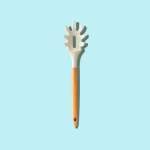 Hz Silicone Spaghetti Spoon White
