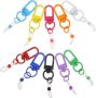 Portable Pen Holders Lobster Clasp Badge Reel Clips For Easy - 10 Pairs