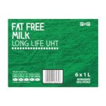 Pnp Live Well Uht Fat Free Milk 6 X 1L