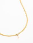 Goldair Gold Plated Cubic Zirconia Baguette Snake Pendant Necklace
