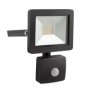 Eurolux LED Floodlight 10W With Sensor Black