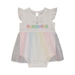 Girls Rainbow Mesh Tutu Body Vest