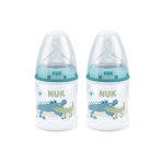 NUK Boy 2 Pack Temperature Control Bottle 0-6M 150ML