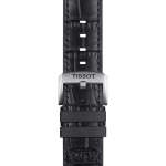 Tissot Official Black Leather And Rubber Parts Strap Lugs 22MM
