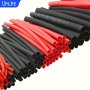 UMLIFE 127pcs Black Red Heat Shrink Tubing 2:1 Assortment Polyolefin Tube Car Cable Sleeving Wrap Wire Kit
