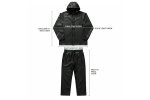 Raincoat Heavy Duty Black 2PC