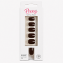 Pressy Dark Chocolate Brown Nails