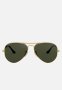 Aviator Sunglasses 58MM - Gold & Dark Green