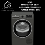 Beko Manhattan Grey Optisense Condenser Tumble Dryer - 9KG