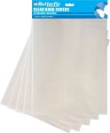 Butterfly Book Cover – A4 120M Clear Pre-cut Plastic Adjustable 10’S – SCH121