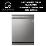 Defy LG Stainless Finish Quadwash Truesteam Dishwasher - 14PL Setting