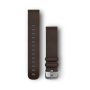 Garmin Quick Release Band Dark Brown Leather Band Vivoactive 3