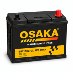 Osaka 657 Car Battery 12V 70AH Maintenance Free Automotive Battery DIN70L