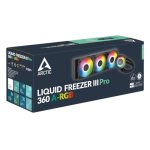 Arctic Liquid Freezer III Pro 360 Argb 360MM Aio Liquid Cooler Integrated Vrm Fan Argb Lighting – New