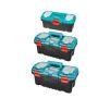 3 Piece Plastic Tool Boxes Set