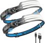 LED Headlamp 230 Degree Wide Angle 2 Pack