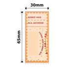NB696 - - B1 B21 B3S B4 - 30X65MM - 110 Lucky Cards Scratch Cards Labels