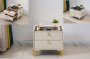 Side Table Nightstand Wireless Charging Station Touch Screen End Table