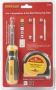 Tork Craft 6 In 1 Screwdriver & 5MT Measuring Tape