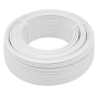 CL0304 Electrical – Surfix Flat Cable 1.5MM Twin Plus Earth. White. 100 Meters