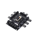 MicroWorld Molex To 8 X Fan + Speed Selector
