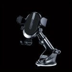 Dashboard Suction Cup Car Mobile Phone Holder Multifunctional Retractable Rotating Automatic Locking Clip Car Navigation Mobile