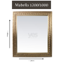 XL Wall Mirror 1200/1000 Mabella