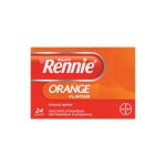 Rennie Antacid Orange Tablets 24'S