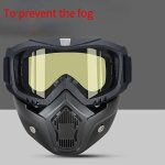 Full Face HD Transparent Fog-proof Sand-proof Electric Welding Protective Goggles: Versatile Breath-proof Windproof Mask - Indus