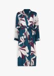 Floral Satin Viscose Gown