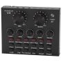 V8 Sound Card With Microphone Stand Cables & Earphone - Music Recording