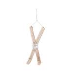 Skis With 20PCS Warm White LED - Wood
