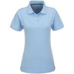 Ladies Calgary Golf Shirt Light Blue