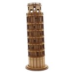 3D Wooden Model Leaning Tower Of Pisa