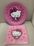 Hello Kitty Paper Plates Cups And Serviette
