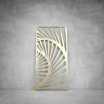 Wall Art D085 - 2000 X 1000 X 20 Indoor Matt Black Cool White
