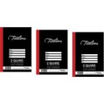 Hard Cover Book 2 Quire A4 192PG - Feint & Margin - Pack Of 3