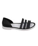 Ladies Aersoft Jello Sandal - 8 Black