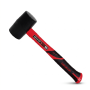 16 Oz Rubber Mallet Hammer With Fibreglass Handle For Diy Tools
