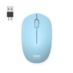 Connect II Dual-mode Wireless Mouse 1600 Dpi Usb-a c Azur Blue