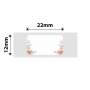 NB124 - NIIMBOT - D11 / D101 / D110 / H1S - 12X22MM - 260 SPRING RED LABELS