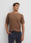 Australian Cotton Blend Rib Knit T-Shirt