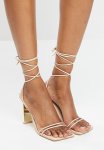 Either Way Block Heel - Beige