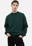 Loose Fit Sweatshirt - Dark Green